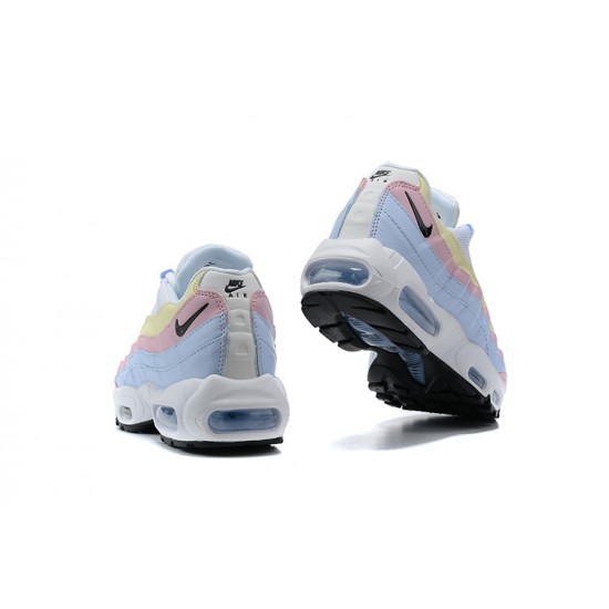 Perfectkicks (W) Nike Air Max 95 TT Blue Yellow Pink Shoes