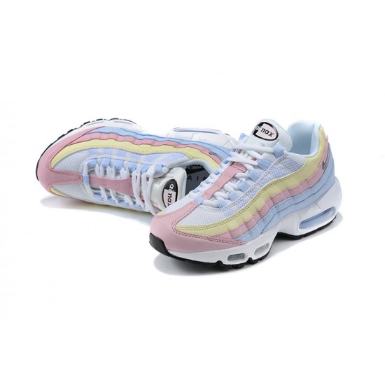 Perfectkicks (W) Nike Air Max 95 TT Blue Yellow Pink Shoes