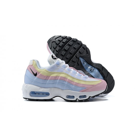 Perfectkicks (W) Nike Air Max 95 TT Blue Yellow Pink Shoes