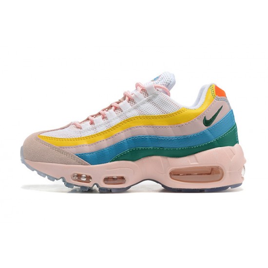 Perfectkicks (W) Nike Air Max 95 TT Yellow Pink White Shoes DQ9323-200