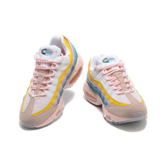 Perfectkicks (W) Nike Air Max 95 TT Yellow Pink White Shoes DQ9323-200