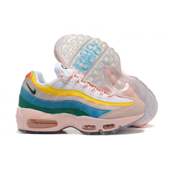 Perfectkicks (W) Nike Air Max 95 TT Yellow Pink White Shoes DQ9323-200