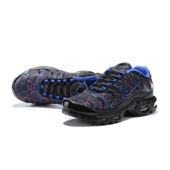 Perfectkicks (M) Nike Air Max Plus Tn Black Blue Shoes AQ9979-400