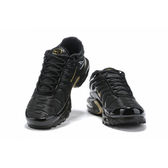 Perfectkicks (M) Nike Air Max Plus Tn Black Gold Shoes 852630-001