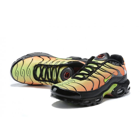 Perfectkicks (M) Nike Air Max Plus Tn Black Yellow Shoes AQ9979-001