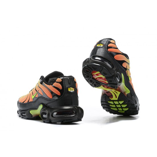 Perfectkicks (M) Nike Air Max Plus Tn Black Yellow Shoes AQ9979-001