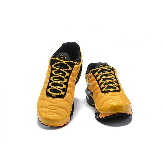 Perfectkicks (M) Nike Air Max Plus Tn Frequency Pack Yellow Black Shoes AV7940-700