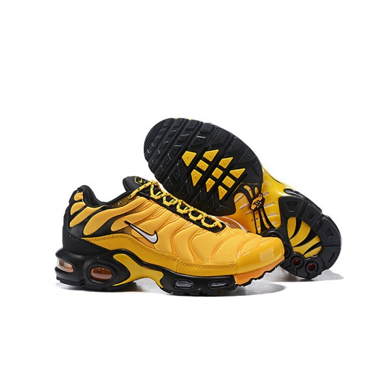 Perfectkicks (M) Nike Air Max Plus Tn Frequency Pack Yellow Black Shoes AV7940-700