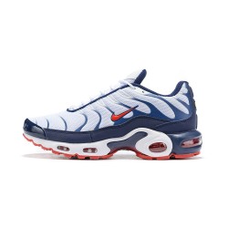 Perfectkicks (M) Nike Air Max Plus Tn QS White Blue and Red Shoes