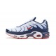 Perfectkicks (M) Nike Air Max Plus Tn QS White Blue and Red Shoes