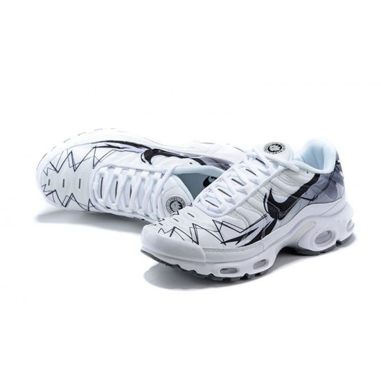 Perfectkicks (M) Nike Air Max Plus Tn White Black Shoes BV1983-100