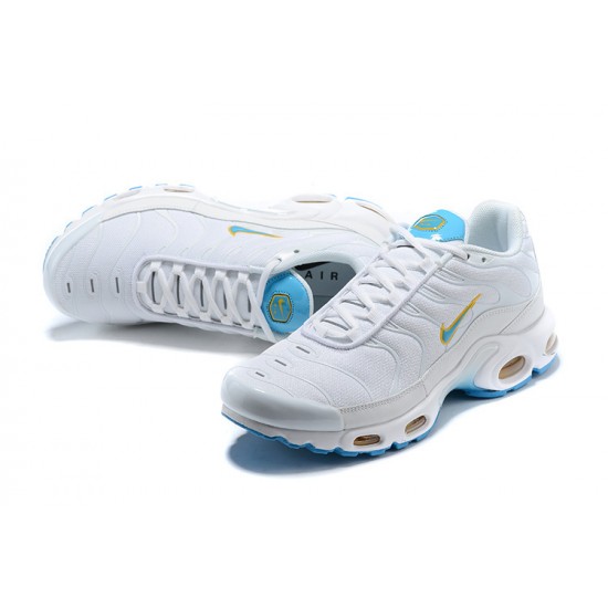 Perfectkicks (M) Nike Air Max Plus Tn White Blue Shoes