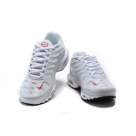 Perfectkicks (M) Nike Air Max Plus Tn White Red Shoes CU3454-100