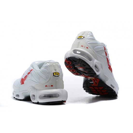 Perfectkicks (M) Nike Air Max Plus Tn White Red Shoes CU3454-100