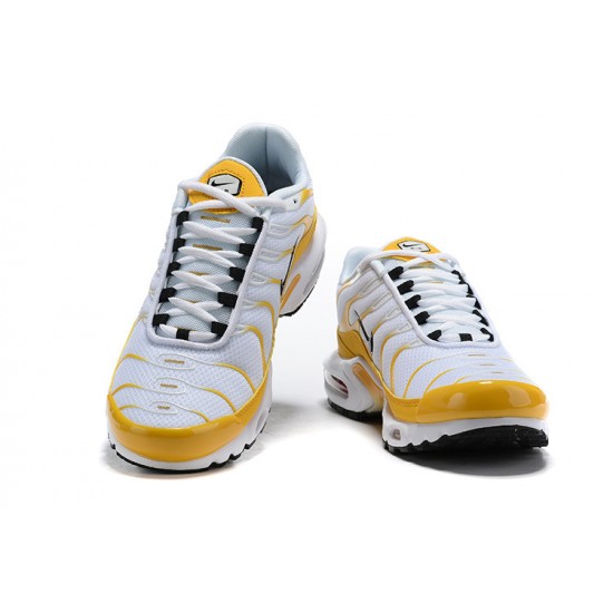 Perfectkicks (M) Nike Air Max Plus Tn White Yellow Shoes CD7061-700