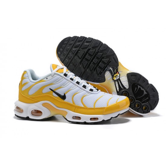 Perfectkicks (M) Nike Air Max Plus Tn White Yellow Shoes CD7061-700