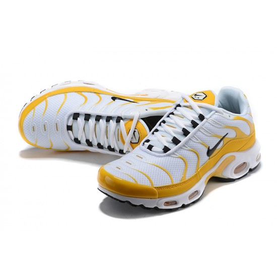 Perfectkicks (M) Nike Air Max Plus Tn White Yellow Shoes CD7061-700