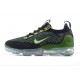 Perfectkicks (W/M) Nike Air VaporMax 2021 Flyknit Black Green Shoes DQ7640-001