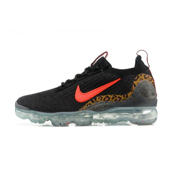 Perfectkicks (W/M) Nike Air VaporMax 2021 Flyknit Black Red Shoes