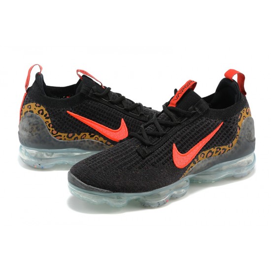 Perfectkicks (W/M) Nike Air VaporMax 2021 Flyknit Black Red Shoes