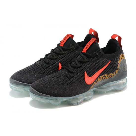 Perfectkicks (W/M) Nike Air VaporMax 2021 Flyknit Black Red Shoes