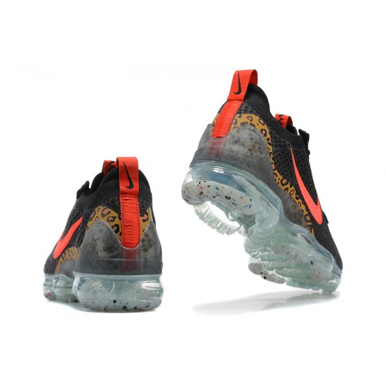 Perfectkicks (W/M) Nike Air VaporMax 2021 Flyknit Black Red Shoes