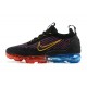 Perfectkicks (W/M) Nike Air VaporMax 2021 Flyknit Black Red and Blue Shoes