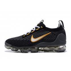 Perfectkicks (W/M) Nike Air VaporMax 2021 Flyknit Black Yellow Shoes DH4086-001