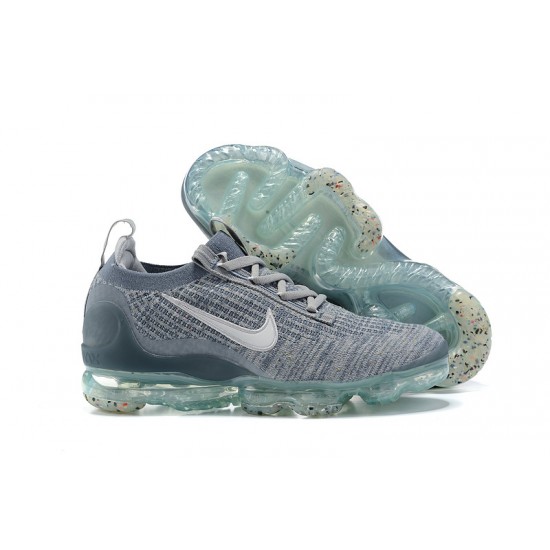 Perfectkicks (W/M) Nike Air VaporMax 2021 Flyknit Grey Blue Shoes DH4084-400