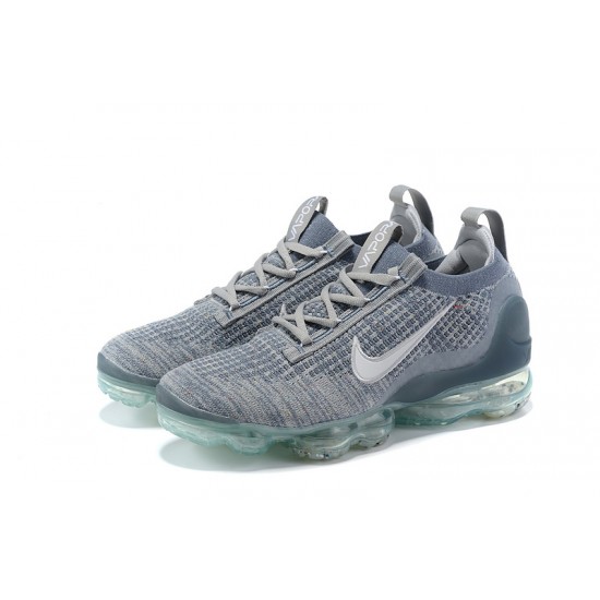 Perfectkicks (W/M) Nike Air VaporMax 2021 Flyknit Grey Blue Shoes DH4084-400