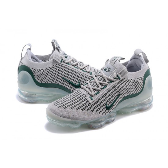 Perfectkicks (W/M) Nike Air VaporMax 2021 Flyknit Grey Green Shoes DN3074-001