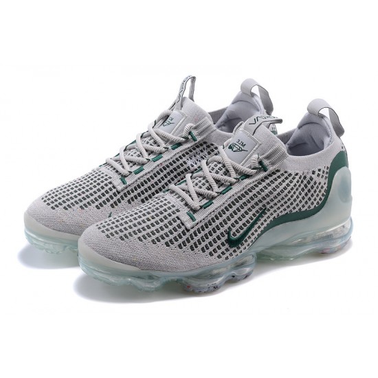 Perfectkicks (W/M) Nike Air VaporMax 2021 Flyknit Grey Green Shoes DN3074-001