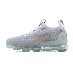 Perfectkicks (W/M) Nike Air VaporMax 2021 Flyknit Grey Orange Shoes DH4090-002