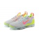 Perfectkicks (W/M) Nike Air VaporMax 2021 Flyknit Grey Pink Shoes DH4088-002