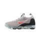 Perfectkicks (W/M) Nike Air VaporMax 2021 Flyknit Grey Red Shoes DH4085-003