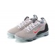 Perfectkicks (W/M) Nike Air VaporMax 2021 Flyknit Grey Red Shoes DH4085-003