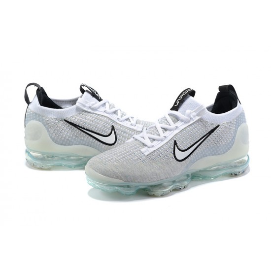 Perfectkicks (W/M) Nike Air VaporMax 2021 Flyknit White Black Shoes DB1550-100