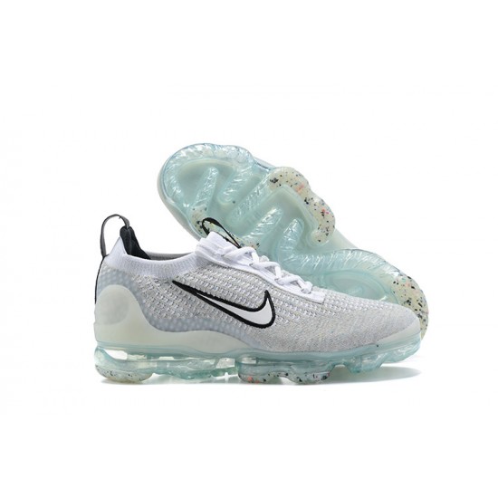 Perfectkicks (W/M) Nike Air VaporMax 2021 Flyknit White Black Shoes DB1550-100