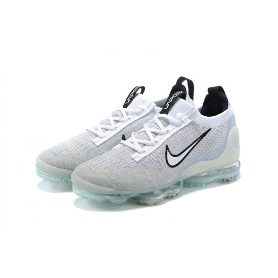 Perfectkicks (W/M) Nike Air VaporMax 2021 Flyknit White Black Shoes DB1550-100