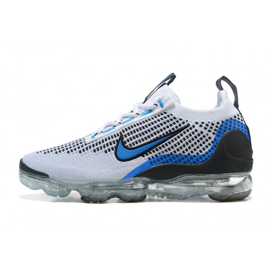 Perfectkicks (W/M) Nike Air VaporMax 2021 Flyknit White Blue Shoes DM0025-001