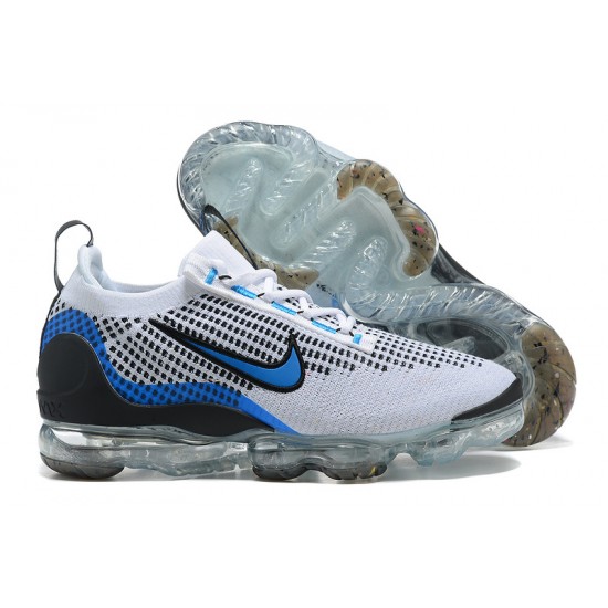 Perfectkicks (W/M) Nike Air VaporMax 2021 Flyknit White Blue Shoes DM0025-001