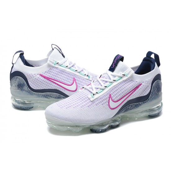 Perfectkicks (W/M) Nike Air VaporMax 2021 Flyknit White Pink Shoes DB1550-105