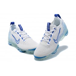 Perfectkicks (W/M) Nike Air VaporMax 2021 Flyknit White and Blue Shoes