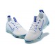 Perfectkicks (W/M) Nike Air VaporMax 2021 Flyknit White and Blue Shoes