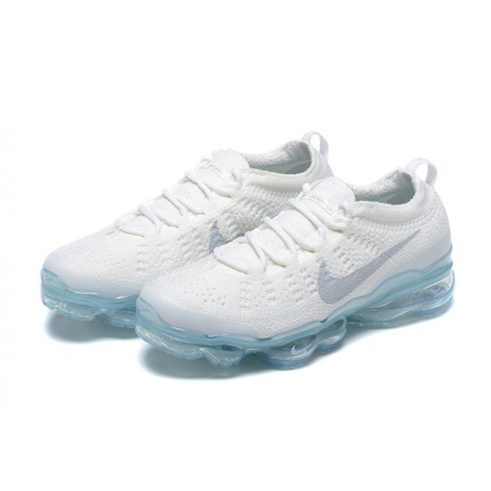 Nike Air VaporMax 2023 Flyknit Pure Perfectkicks (W/M) Platinum White Blue Shoes DV1678-002