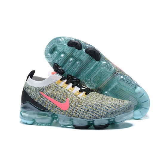 Perfectkicks (W/M) Nike Air VaporMax Flyknit 3 Black Green Shoes AJ6910-104