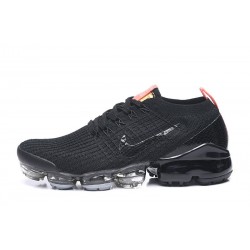 Perfectkicks (W/M) Nike Air VaporMax Flyknit 3 Black Orange Shoes