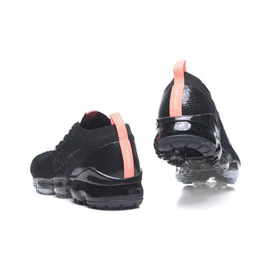 Perfectkicks (W/M) Nike Air VaporMax Flyknit 3 Black Orange Shoes