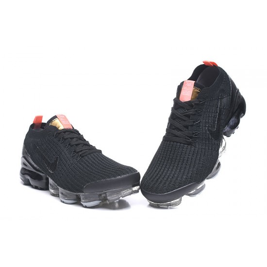 Perfectkicks (W/M) Nike Air VaporMax Flyknit 3 Black Orange Shoes