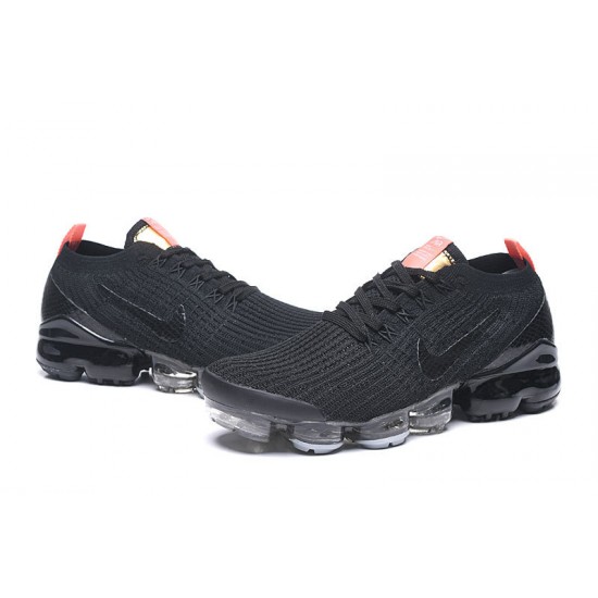 Perfectkicks (W/M) Nike Air VaporMax Flyknit 3 Black Orange Shoes